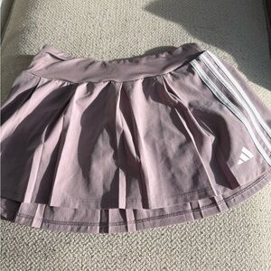 Adidas Purple Pleated Mini Skirt